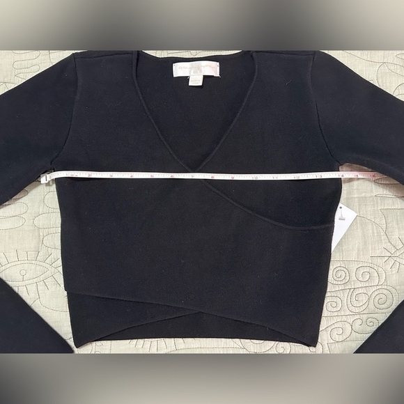 NWT Spiritual Gangster Hadley Wrap Crop S Black - Picture 10 of 11